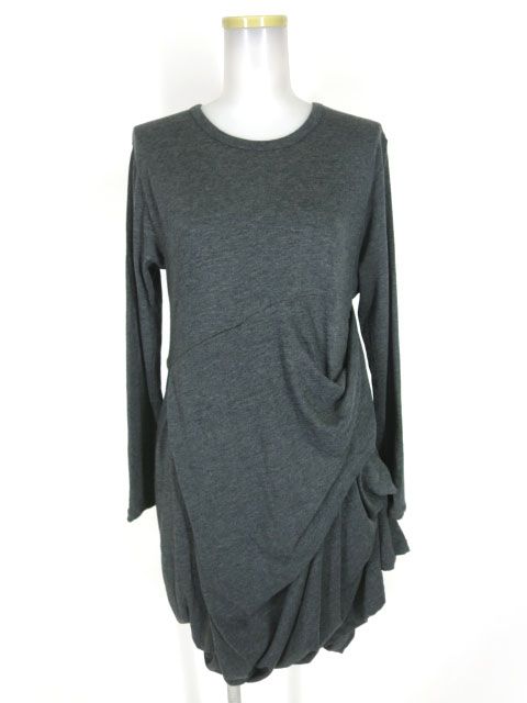 gomme アシンメトリーニットワンピース