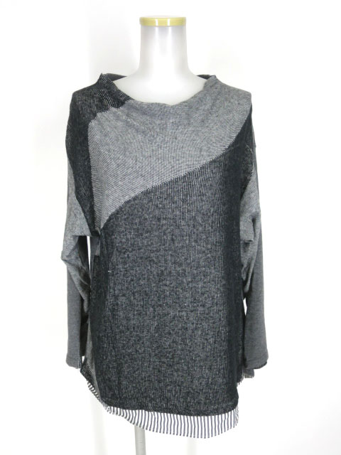 gomme ランダム切替長袖カットソー