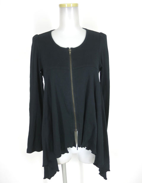 BPN サイドロングジップカーディガン