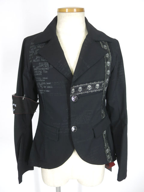 h.ANARCHY クロス切替デザイン燕尾ジャケット