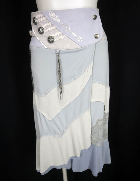 Rozen Kavalier チェーン飾り付き巻きスカート
