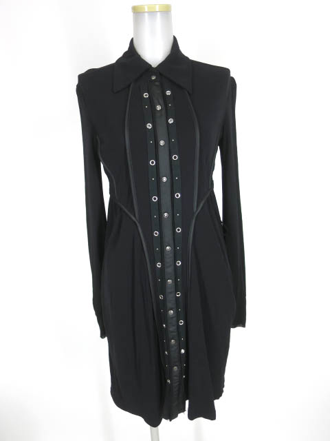 Ozz Croce メッシュチュールシャツワンピース