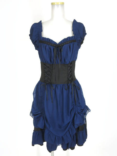 BPN シフォン切替ワンピース