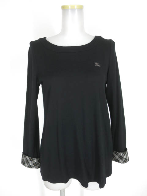 BURBERRY BLUE LABEL ニットセーター (裏地チェック)