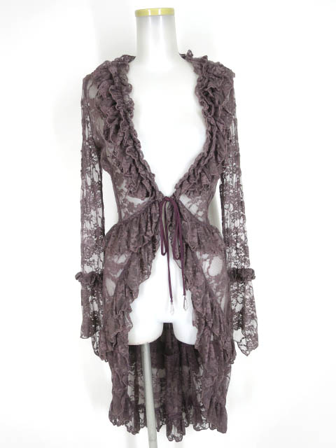 OZZ ONESTE 総レースロングカーディガン