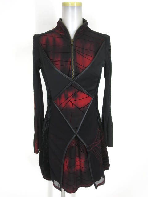 Ozz On hikozoh 蜘蛛の巣チュニックワンピース