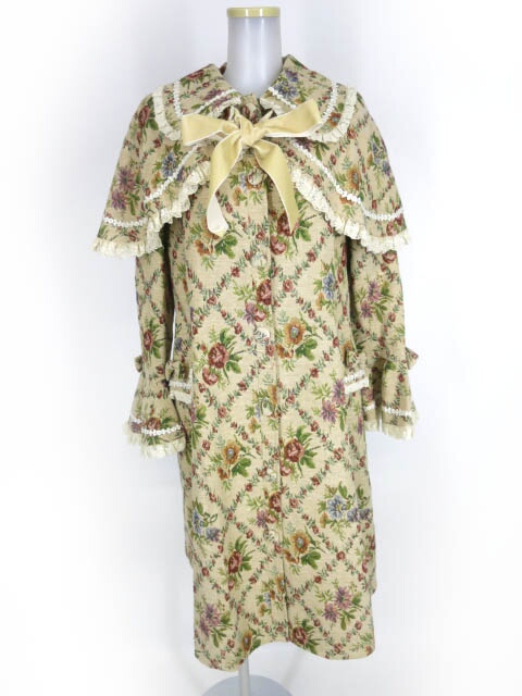 milky ange ケープ付きゴブランコート