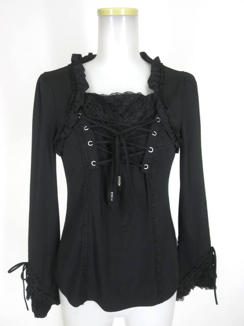 OZZ ONESTE 編み上げ付き長袖カットソー