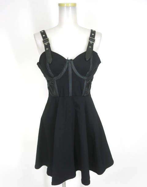 Restyle サイドペンタグラムコルセットビスチェワンピース