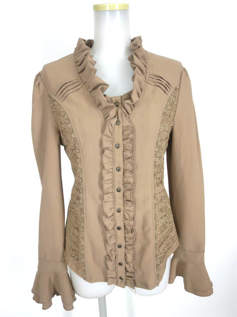 Rozen Kavalier レース重ねフリルブラウス