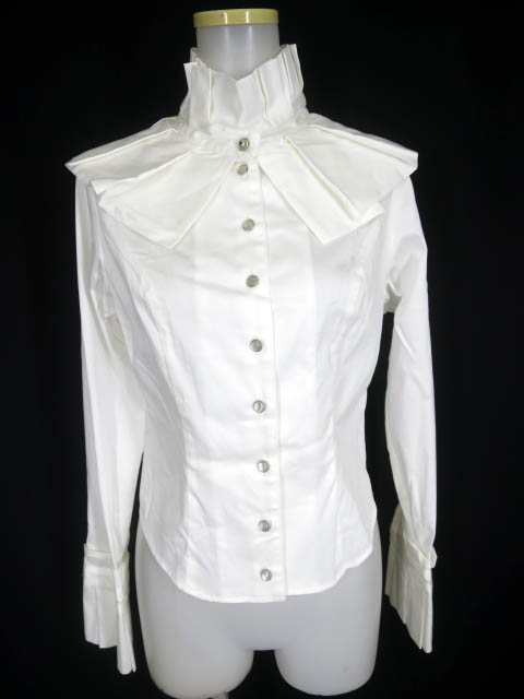 BPN プリーツ衿ブラウス