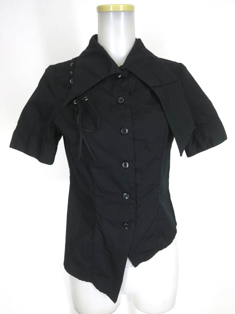 BPN アシンメトリー半袖ブラウス