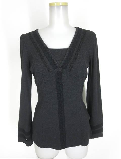 OZZ ONESTE レース付き長袖カットソー