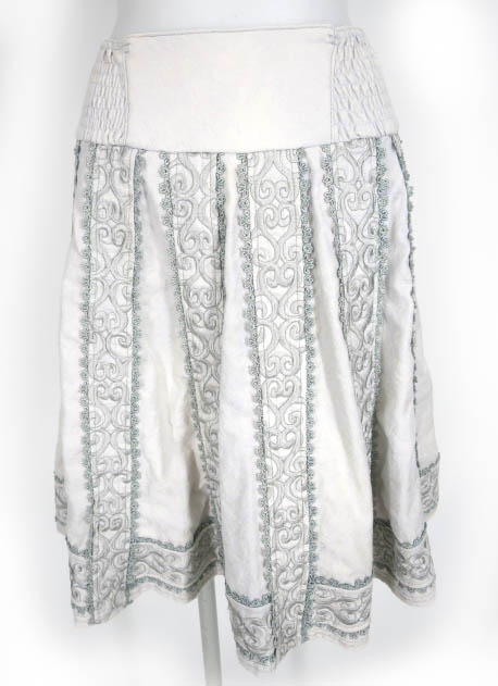 OZZ ANGELO 刺繍入りジャガードスカート