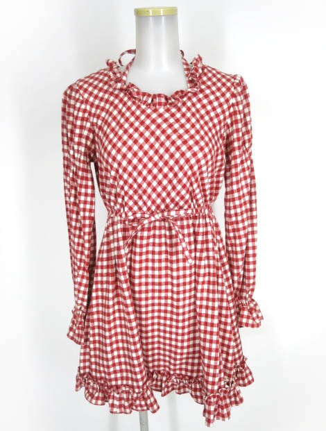 MILK ギンガムチェックワンピース