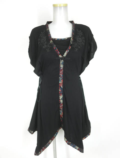 DragoNiA 和チャイナノースリーブチュニック