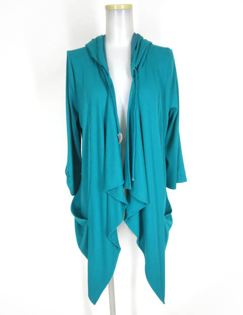 Rozen Kavalier 刺繍入りドレープパーカー