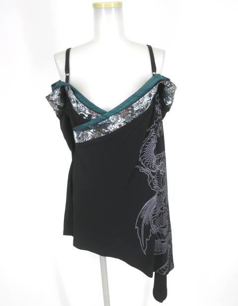 Qutie Frash オフショル着物チュニック