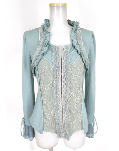 Ozz On フックボタンカーディガン