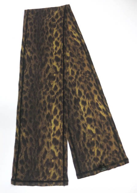 Jean Paul GAULTIER FEMME 豹柄パワーネットストール