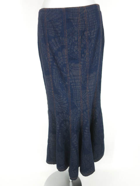 JPG ジャガード織りデニム マーメイドロングスカート