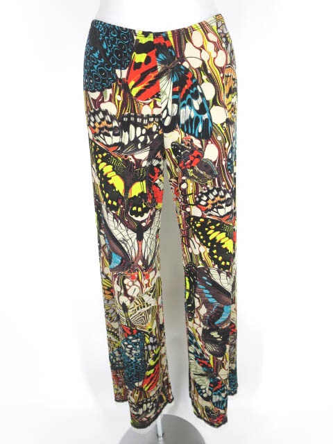 Jean Paul GAULTIER FEMME バタフライ柄イージーワイドパンツ