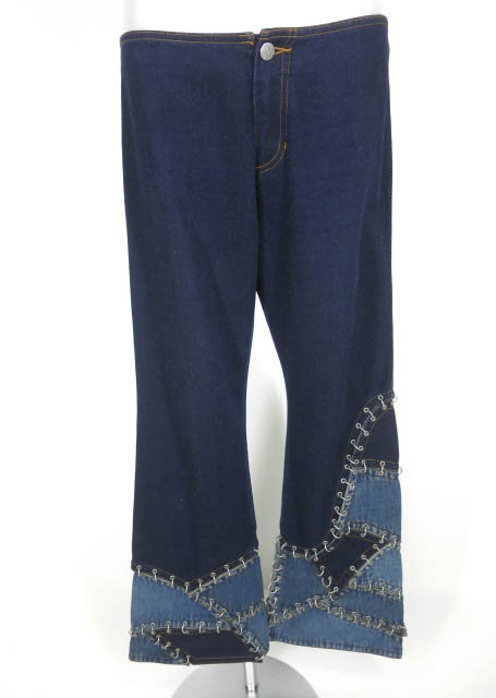 JPG 丸カンつぎはぎブーツカットデニムパンツ