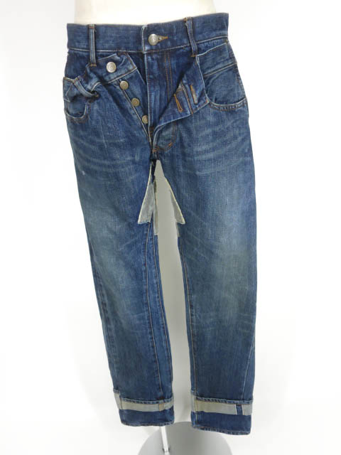 JPG 重ね履き風デニムパンツ