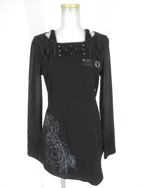 Ozz Croce 肩ストラップ付き長袖カットソー