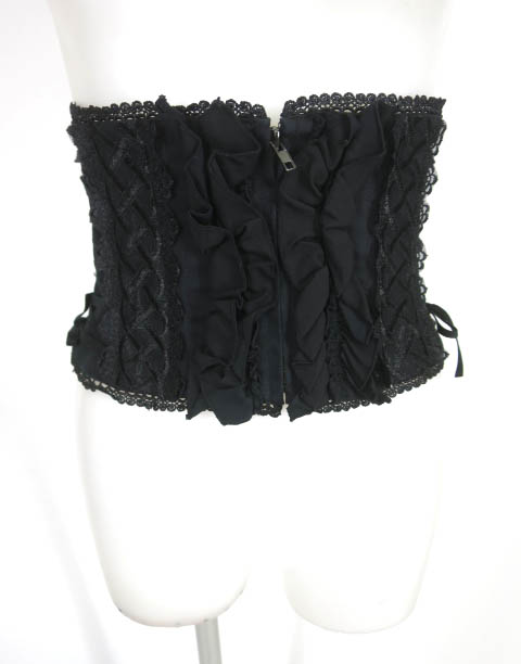 BPN 編み上げ＆フリル付きコルセット