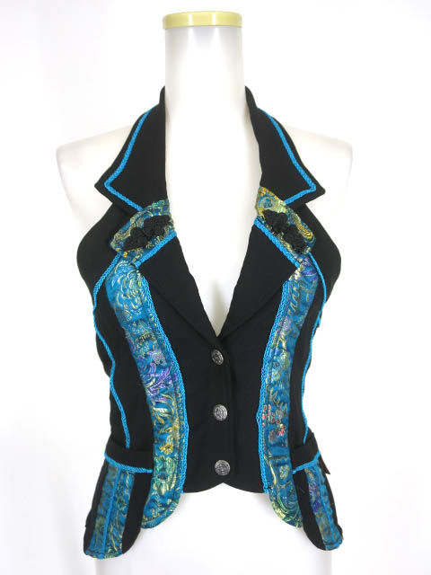 OZZ ONESTE チャイナホルターネックベスト