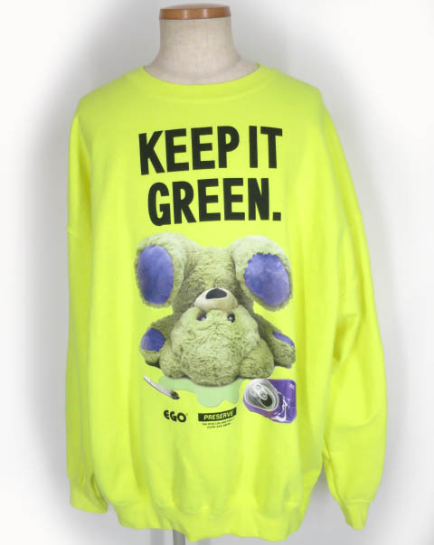 MILKBOY GREEN BEAR スウェット トレーナー