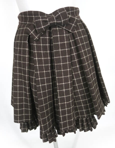 Victorian maiden チェック柄プリーツスカート
