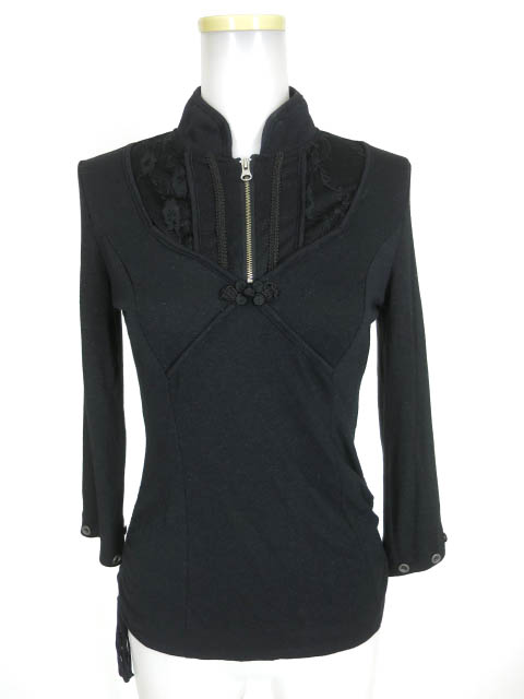 OZZ ONESTE ラメチャイナカットソー