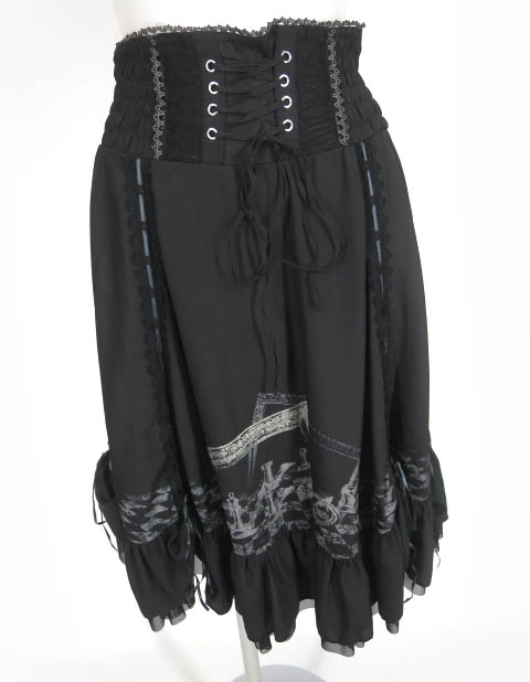 Ozz Croce チェスプリント2wayスカート