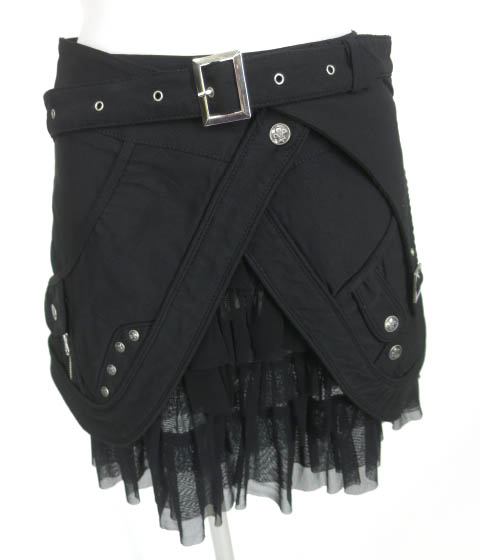 OZZ ANGELO フリルペチコート+オーバースカート