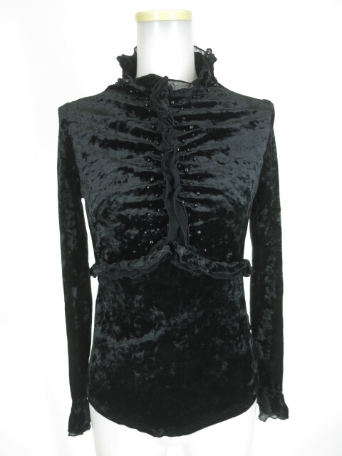 Ozz On ベロア長袖カットソー