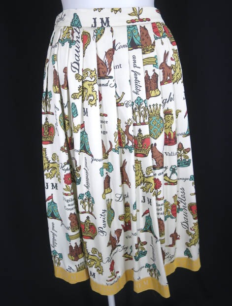 Jane Marple Joyful crestのリボントリミングスカート