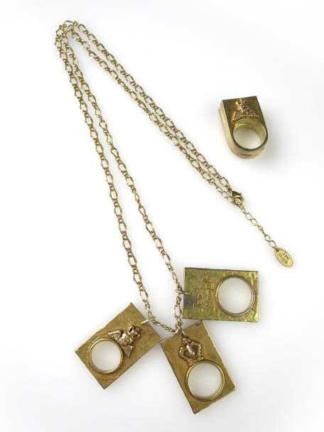 Jane Marple ネックレス & リング セット