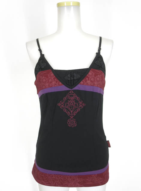 OZZ ONESTE チャイナボタン付きキャミソール