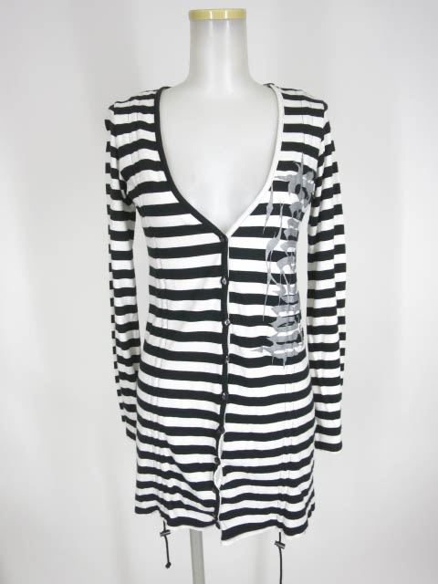 PEACE NOW ボーダーロングカーディガン