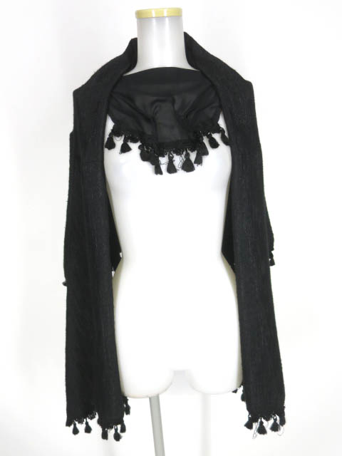 alice auaa フリンジ付きケープ