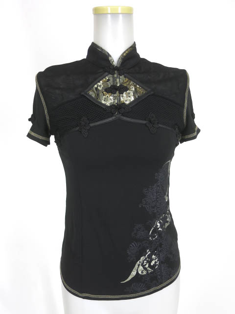 OZZ ONESTE チャイナ半袖カットソー