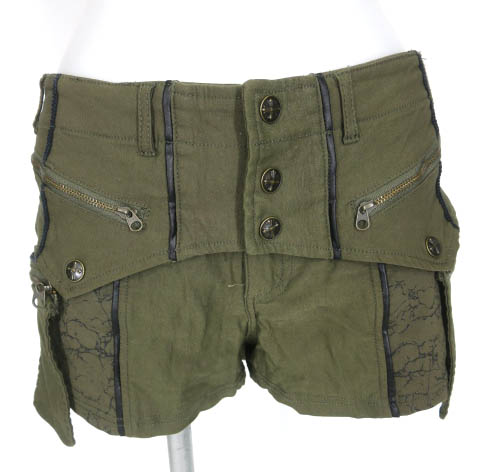 Ozz Croce オーバースカート付きショートパンツ