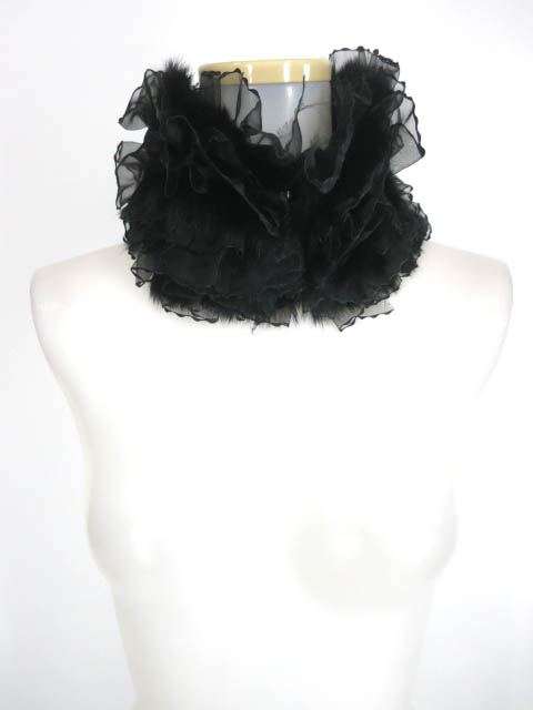 alice auaa ラビットファーネックマフ