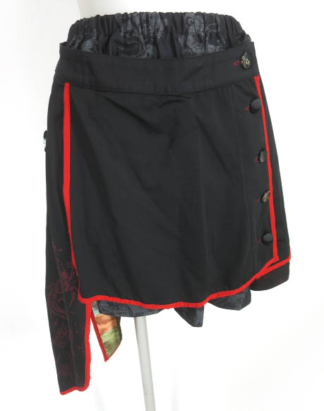 h.ANARCHY レイヤードチャイナアシンメトリースカート