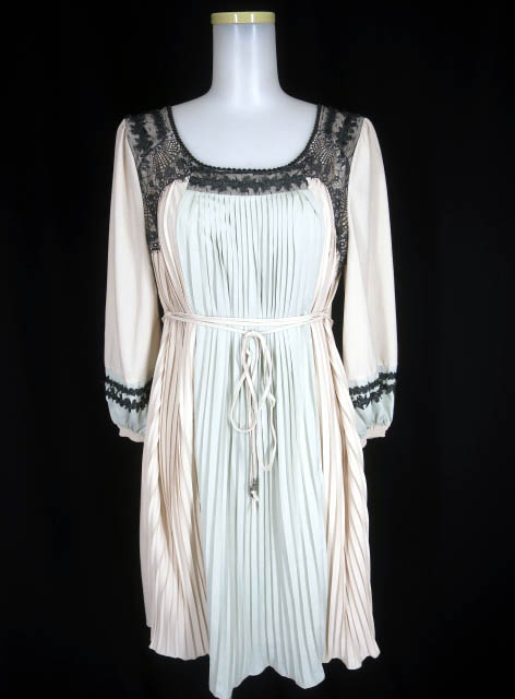 Rozen Kavalier プリーツチュニックワンピース