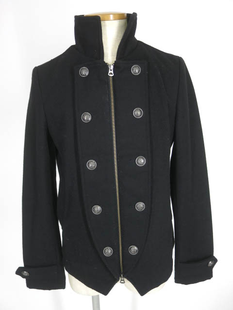 CIVARIZE ジップアップナポレオンショート丈コート