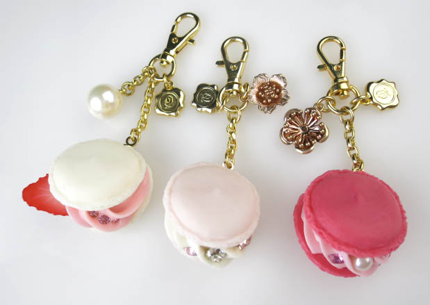 Q-pot. マカロン バッグチャーム ３点セット