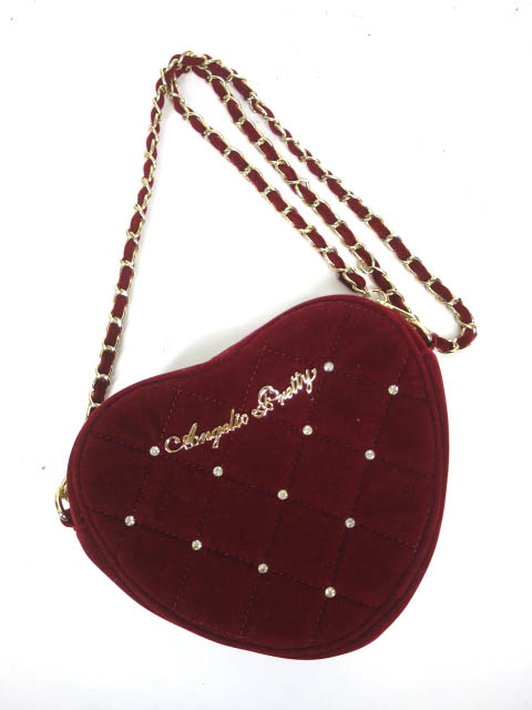 Angelic Pretty ベロアHeartポシェット